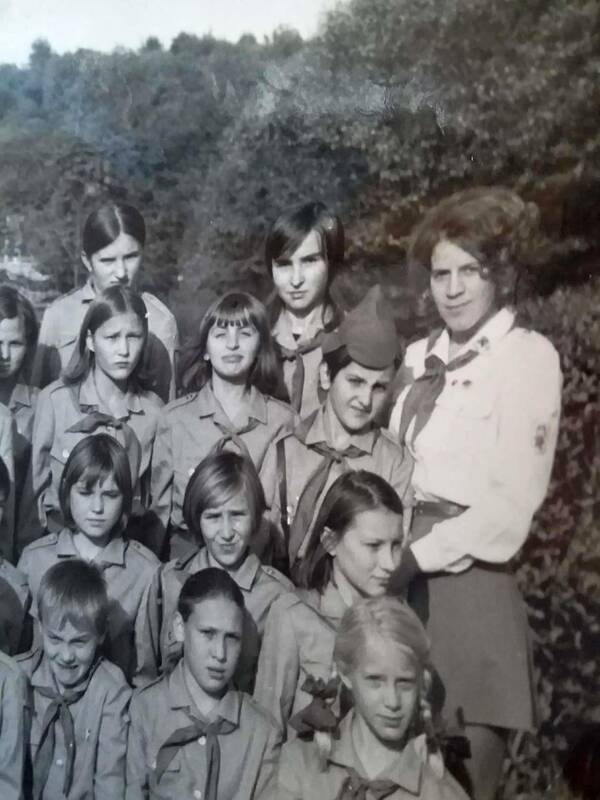 Вожатая Любовь Демидова (Петракова)...