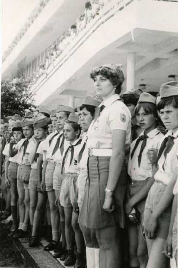 Вожатая Галина Сергеева (Исаченкова) ж