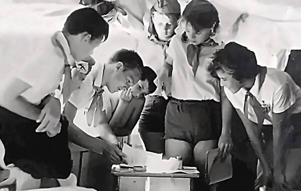 1966 год. Дружина Солнечная. Юные спортсмены школы Спринт.