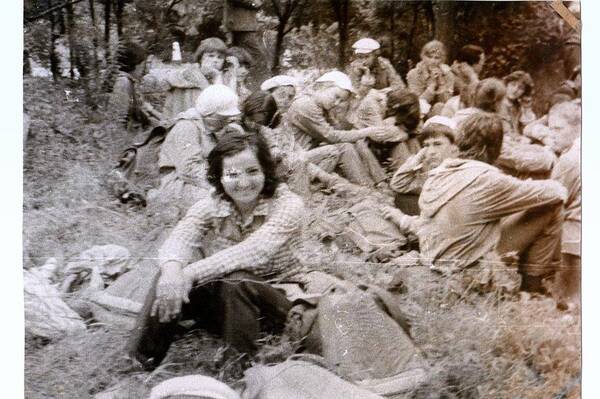 Пионерская пограничная застава. 1983 год. 2 я летняя смена. Дружинный поход. Алла Мокеева