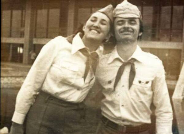 Наиля Алмакаева (Коновалова) и Валерий Зотов, 1980 год